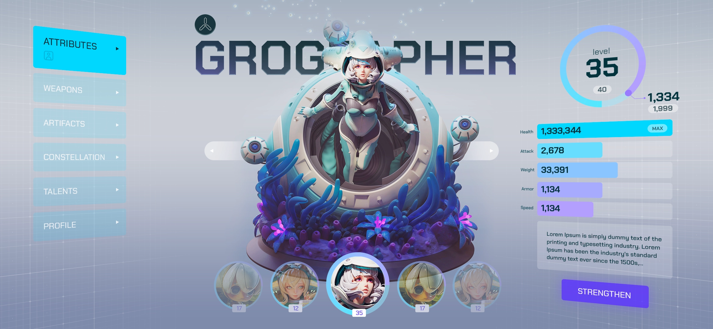 blurry photo of sunset over ocean with logo on top